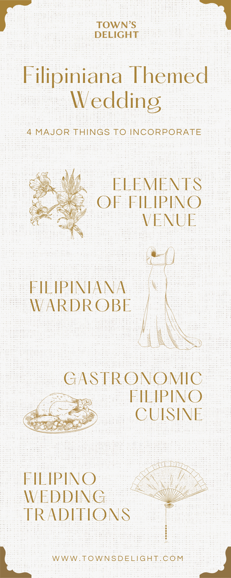 Town's Delight Catering & Events Filipinana Wedding Guide Philippines 1